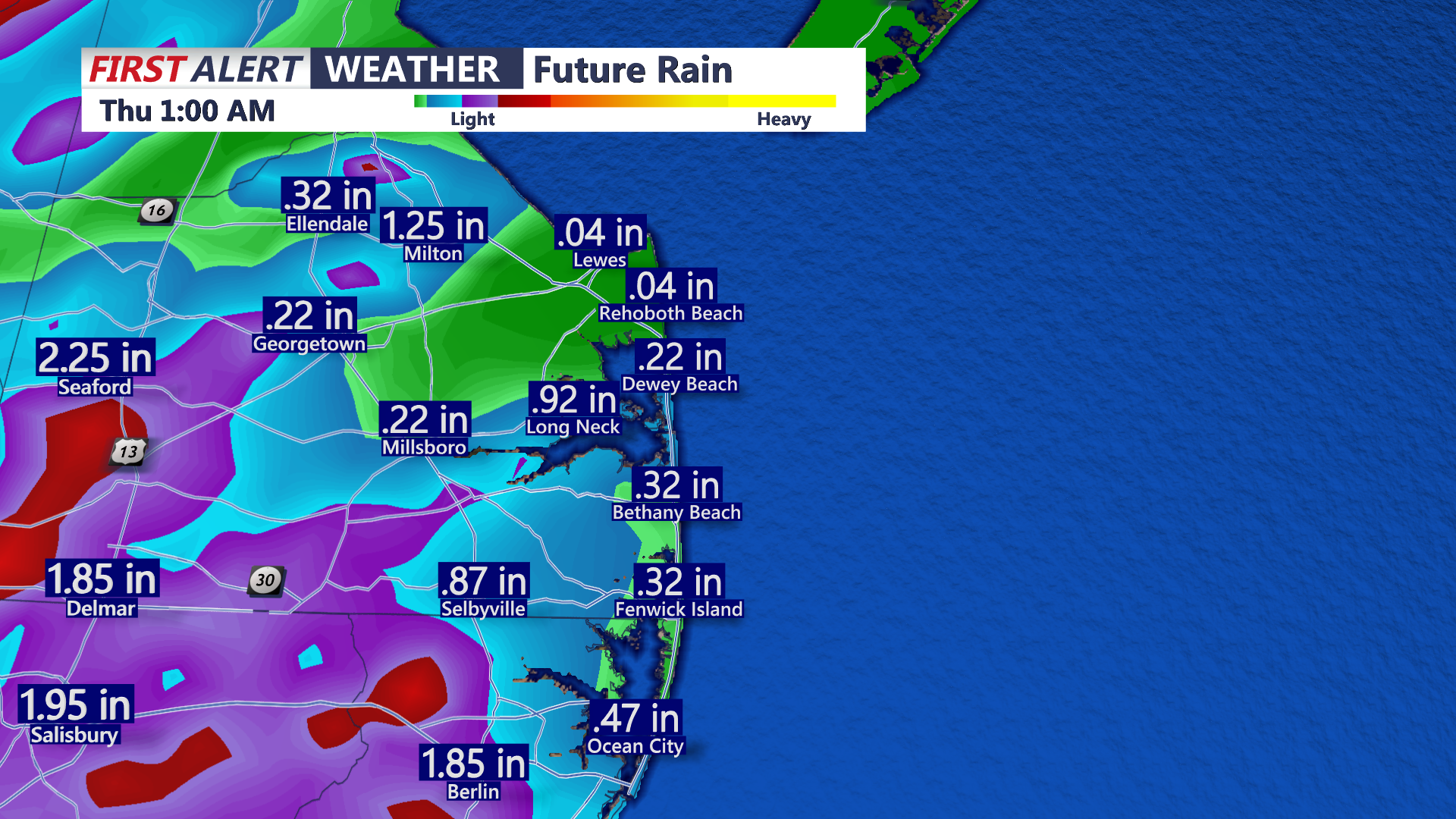 RAIN TOTALS